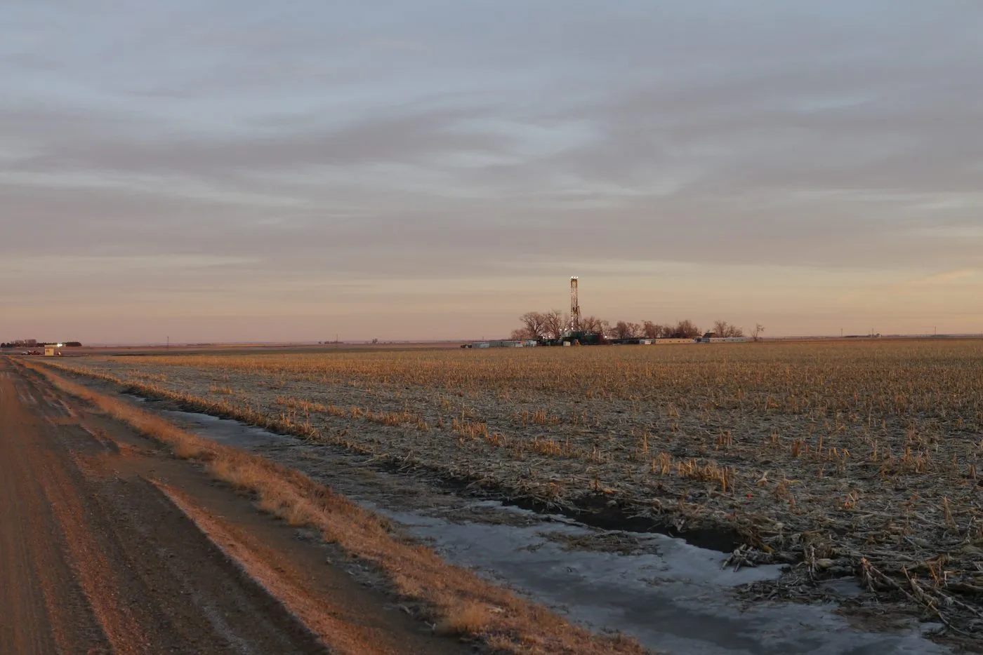 Hoarty NE3 drilling rig — Fillmore County, Nebraska, 2019